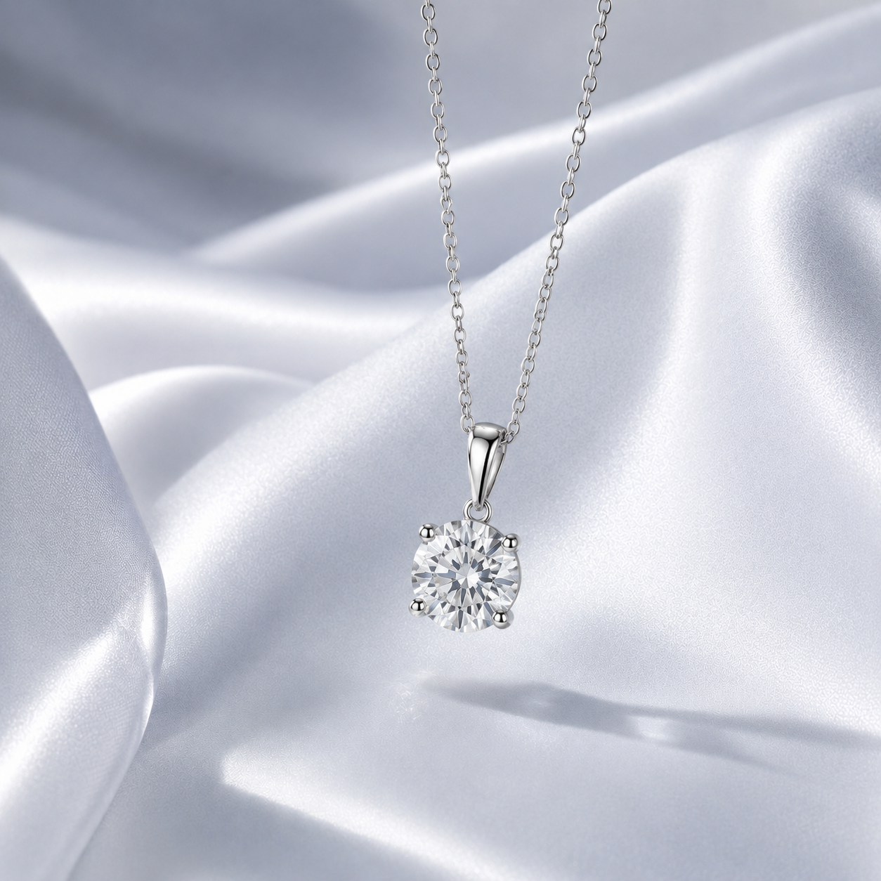 Classic Solitaire Diamond Pendant